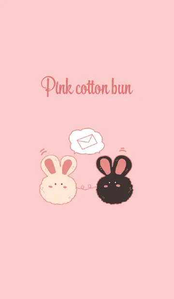 [LINE着せ替え] Pink cotton bunの画像1