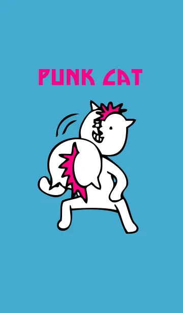 モヒカンネコのLINE着せ替え