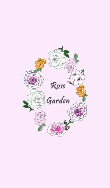 [LINE着せ替え] ROSE GARDEN FOR YOUの画像1