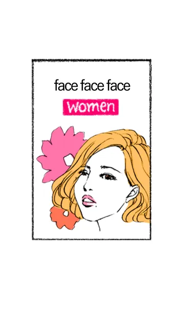 [LINE着せ替え] face face face WOMENの画像1