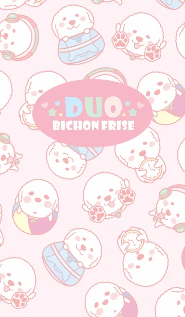[LINE着せ替え] Bichon Frise - DUOの画像1