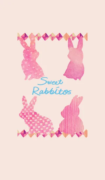 [LINE着せ替え] Sweet Rabbitsの画像1