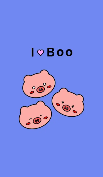 [LINE着せ替え] I LOVE Booの画像1