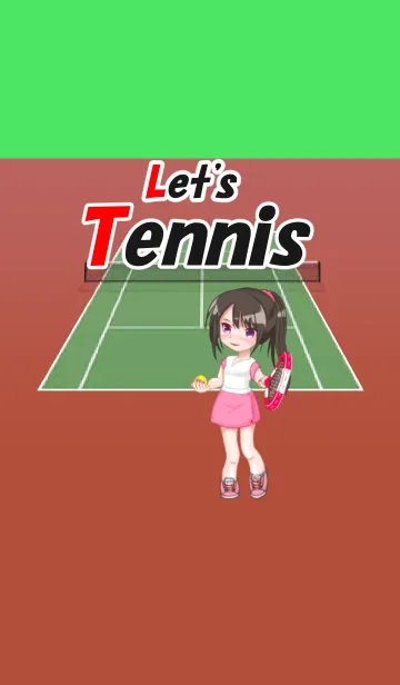 [LINE着せ替え] レッツ テニスの画像1