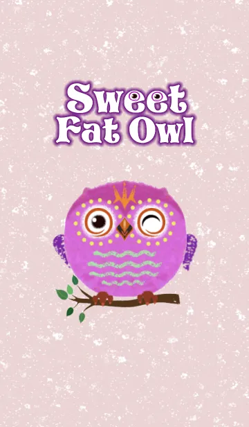 [LINE着せ替え] Sweet Fat Owlの画像1