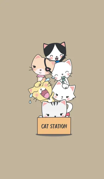 [LINE着せ替え] My Cat stationの画像1