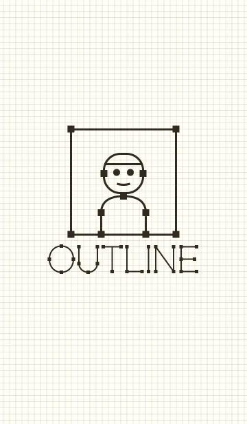 [LINE着せ替え] OUTLINEの画像1