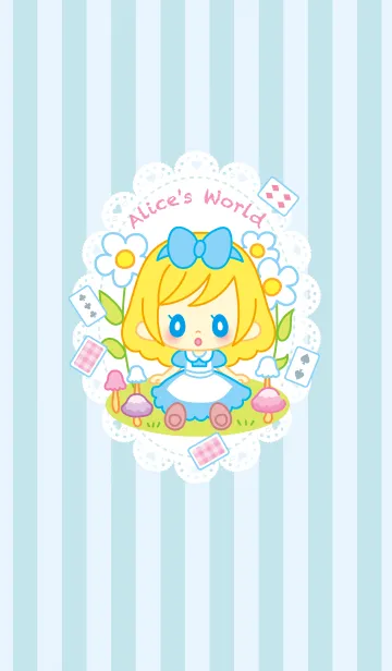 Alice's world きせかえverのLINE着せ替え