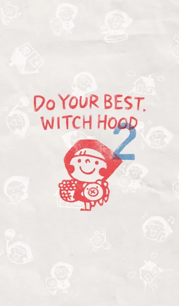 [LINE着せ替え] Do your best. Witch hood 2の画像1