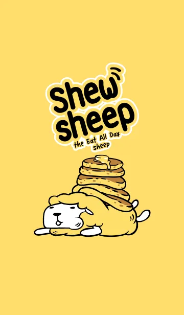Shewsheep - the Eat All Day SheepのLINE着せ替え