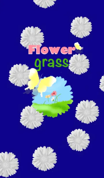 [LINE着せ替え] 花と原っぱの画像1