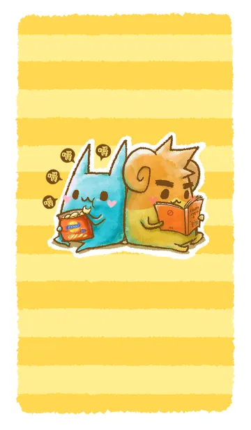 [LINE着せ替え] OTACAT-lazy dayの画像1