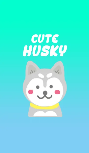 [LINE着せ替え] Husky Cuteの画像1