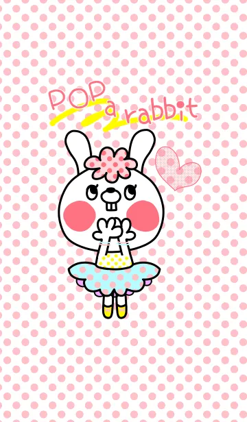 [LINE着せ替え] pop a rabbitの画像1