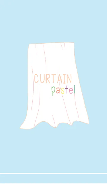 [LINE着せ替え] curtain pastelの画像1