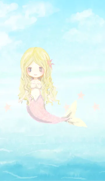 [LINE着せ替え] 人魚姫のバースデーパーティの画像1