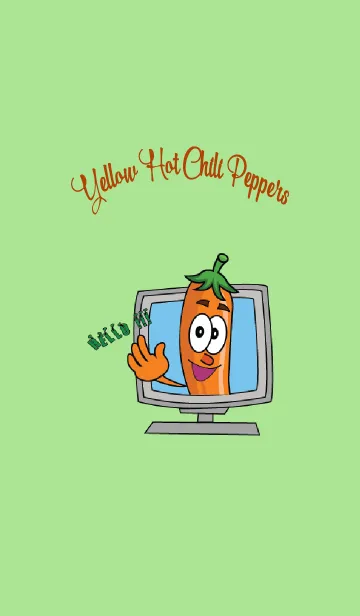 [LINE着せ替え] Yellow Hot Chili Peppersの画像1