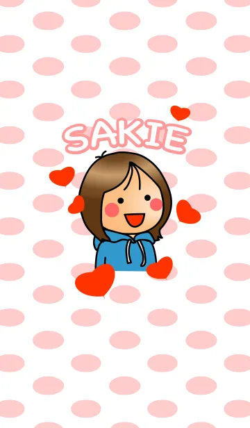 さきえちゃんの着せ替えメイン画像