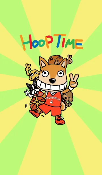 [LINE着せ替え] バスケの時間の画像1