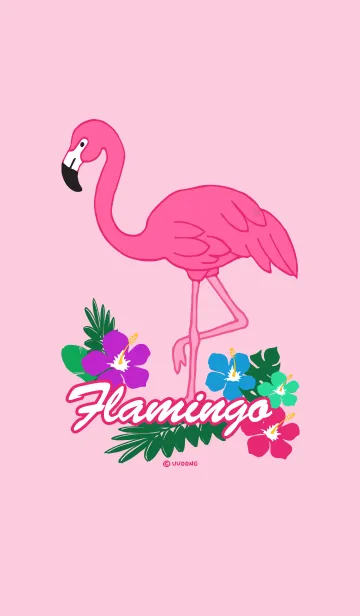 [LINE着せ替え] Flamingoの画像1