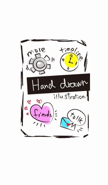 [LINE着せ替え] 手描きイラスト Hand drawnの画像1