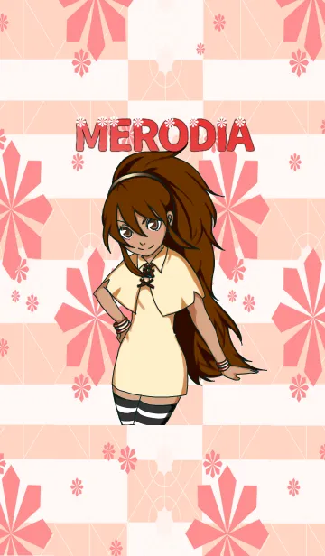 異国の少女メロディアのLINE着せ替え