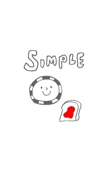 [LINE着せ替え] シンプルでいこうの画像1