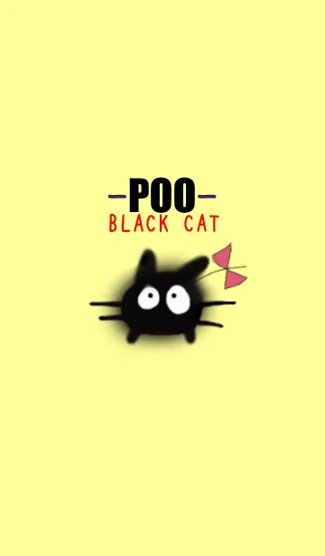 [LINE着せ替え] 黒猫POOの画像1