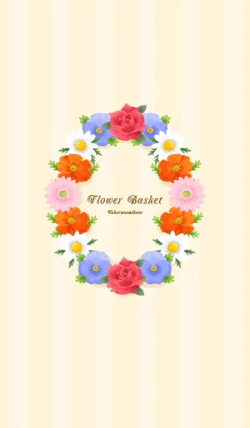[LINE着せ替え] Flower Basketの画像1