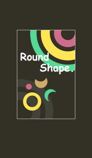 [LINE着せ替え] Round Shapeの画像1