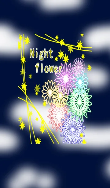 [LINE着せ替え] Night flowerの画像1