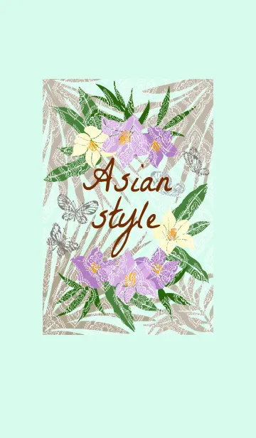 [LINE着せ替え] Asian styleの画像1