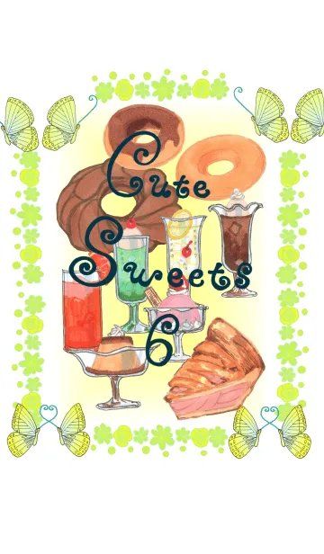 [LINE着せ替え] Cute Sweets 6の画像1