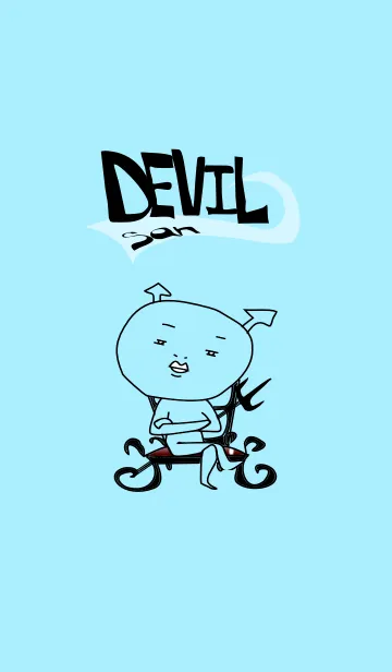 [LINE着せ替え] 悪魔さん (日常編）の画像1