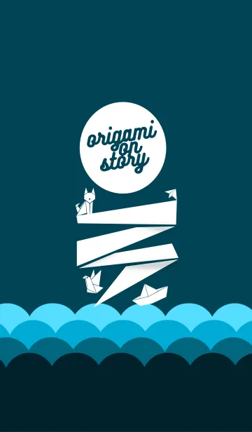 [LINE着せ替え] オリガミ物語の画像1