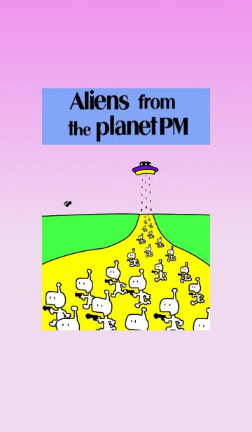 [LINE着せ替え] Aliens from the planet PMの画像1