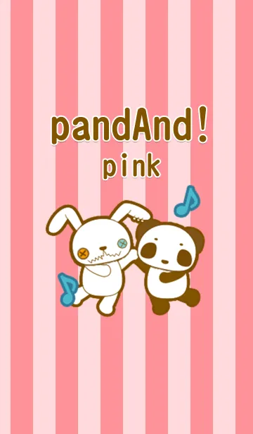 [LINE着せ替え] パンダンド！ ピンク♪の画像1