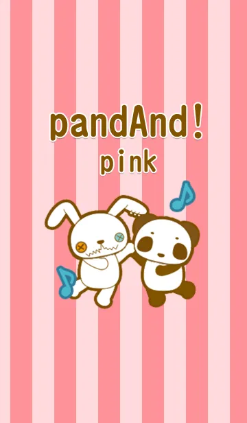 パンダンド！ ピンク♪のLINE着せ替え