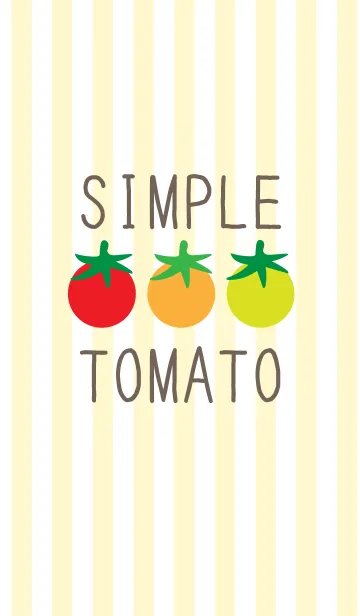 [LINE着せ替え] SIMPLE TOMATOの画像1