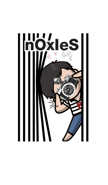 [LINE着せ替え] nOxIeS Whiteの画像1