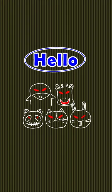 HELLO デビルアニマルのLINE着せ替え