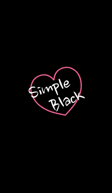 シンプルブラック着せかえのLINE着せ替え