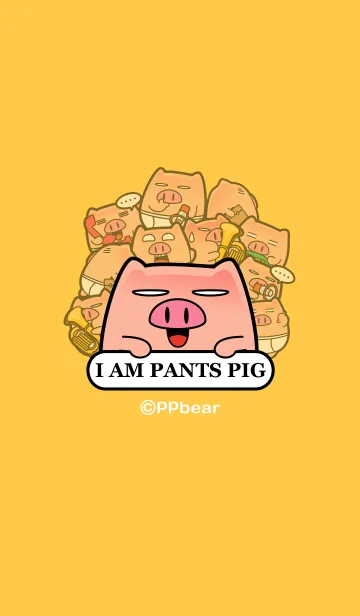 [LINE着せ替え] I am Pants Pigの画像1