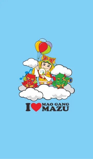 [LINE着せ替え] always smile with mao gang mazuの画像1