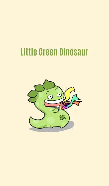 [LINE着せ替え] Little Green Dinosaurの画像1
