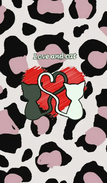 [LINE着せ替え] ラブアンドキャットの画像1