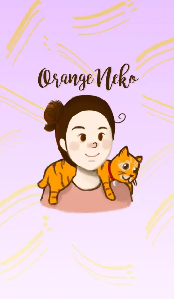 [LINE着せ替え] Orange nekoの画像1