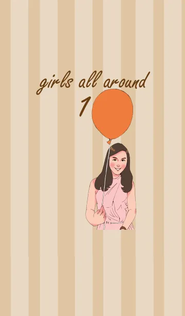 [LINE着せ替え] girls all around 1の画像1