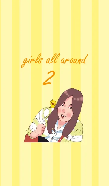 [LINE着せ替え] girls all around 2の画像1