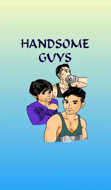 [LINE着せ替え] Handsome Guysの画像1